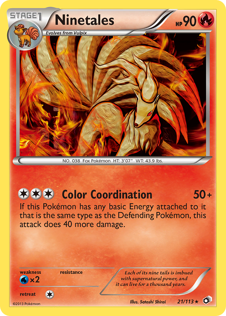 Ninetales 021/140 Rare
