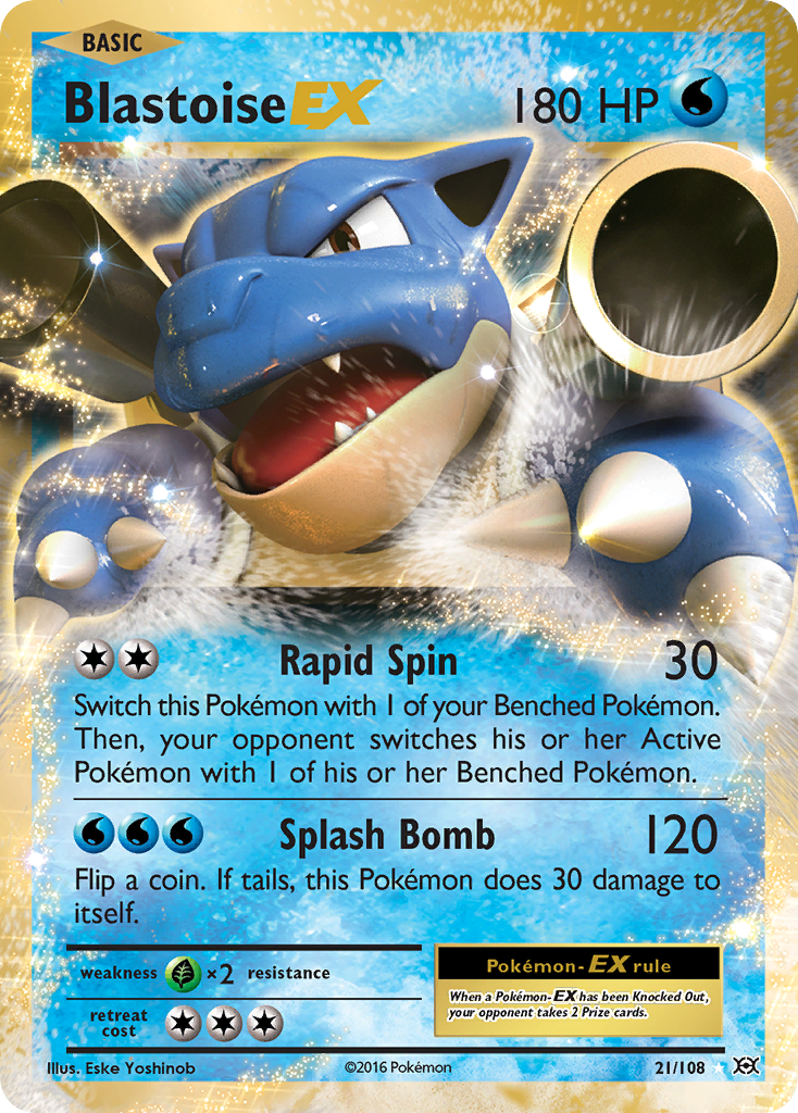 Blastoise-EX 021/113 Rare Holo EX
