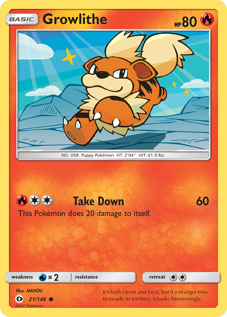 Growlithe 021/173 Common