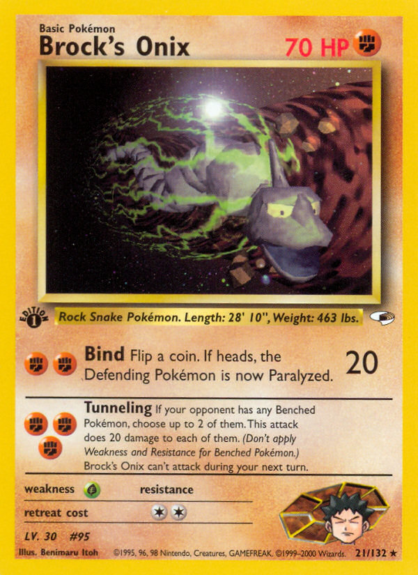 Brock's Onix 021/132 Rare
