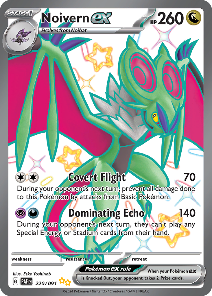 Noivern ex 220/245 Shiny Ultra Rare
