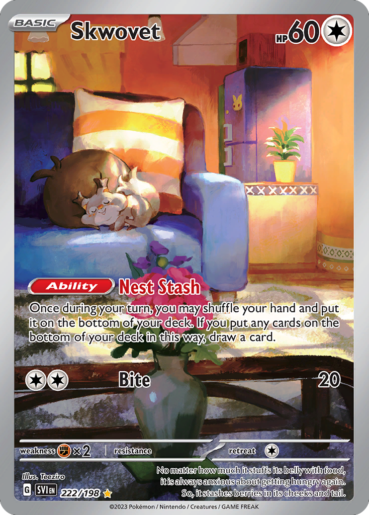 Skwovet 222/258 Illustration Rare
