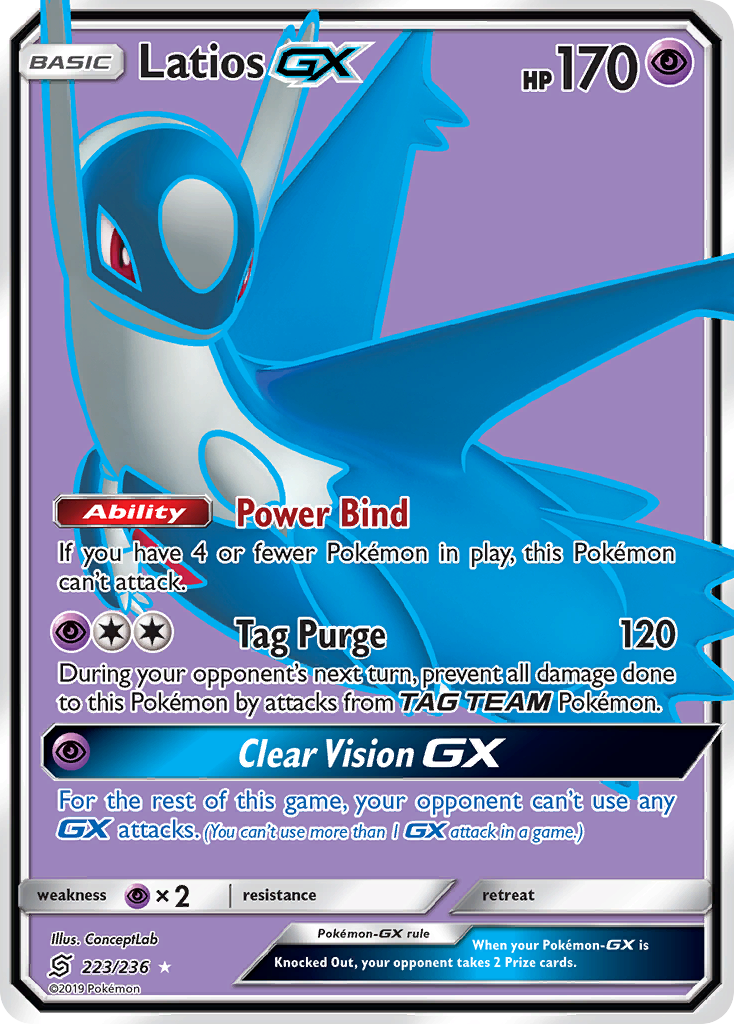 Latios-GX 223/260 Rare Ultra