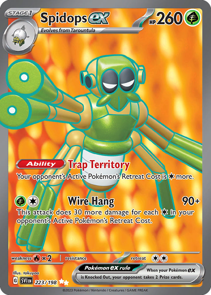 Spidops ex 223/258 Ultra Rare