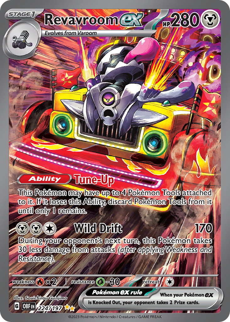 Revavroom ex 224/230 Special Illustration Rare