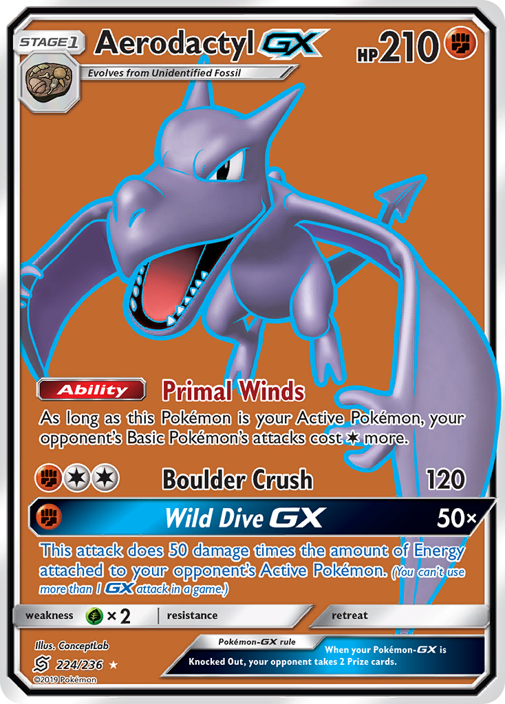 Aerodactyl-GX 224/260 Rare Ultra