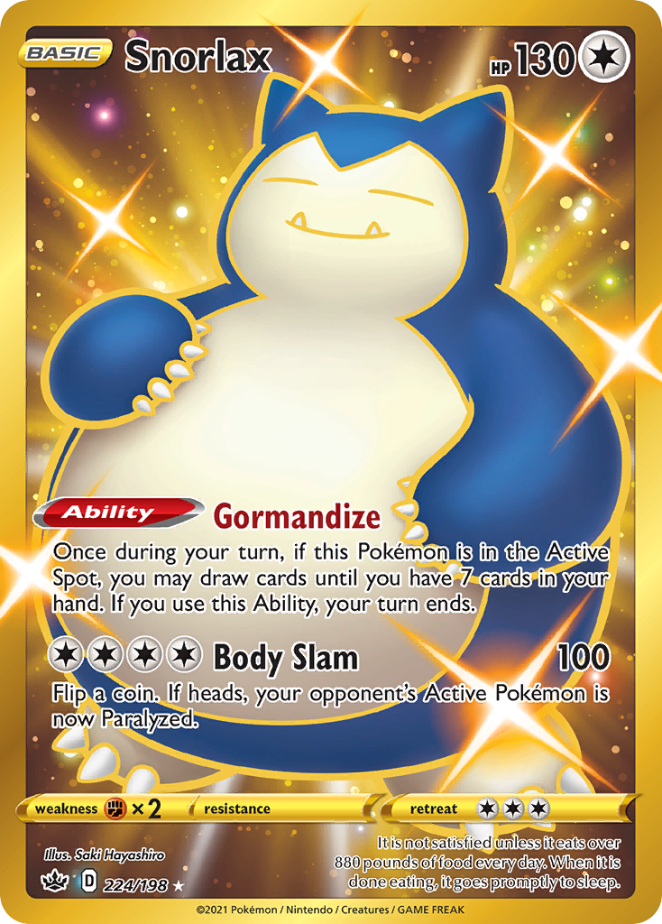 Snorlax 224/233 Rare Secret