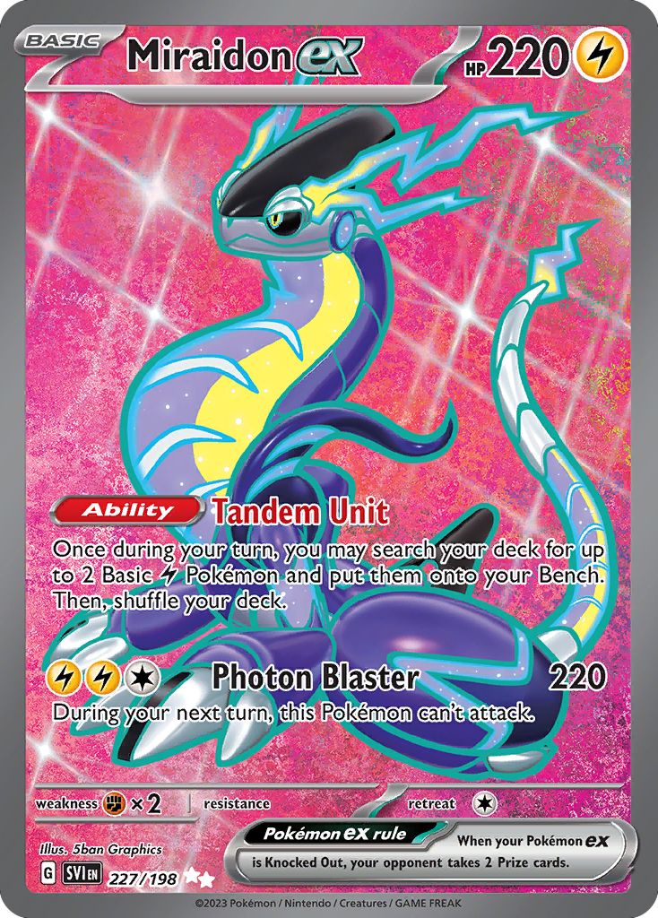 Miraidon ex 227/258 Ultra Rare