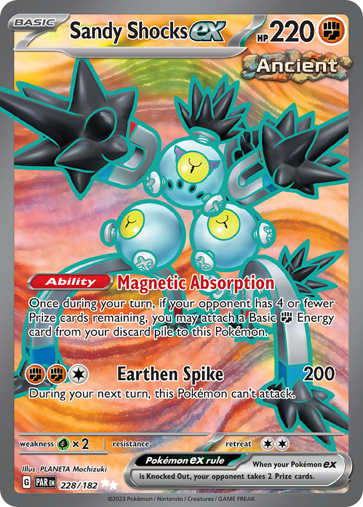 Sandy Shocks ex 228/266 Ultra Rare