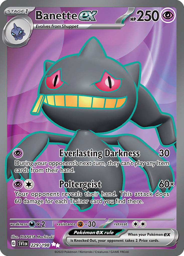 Banette ex 229/258 Ultra Rare
