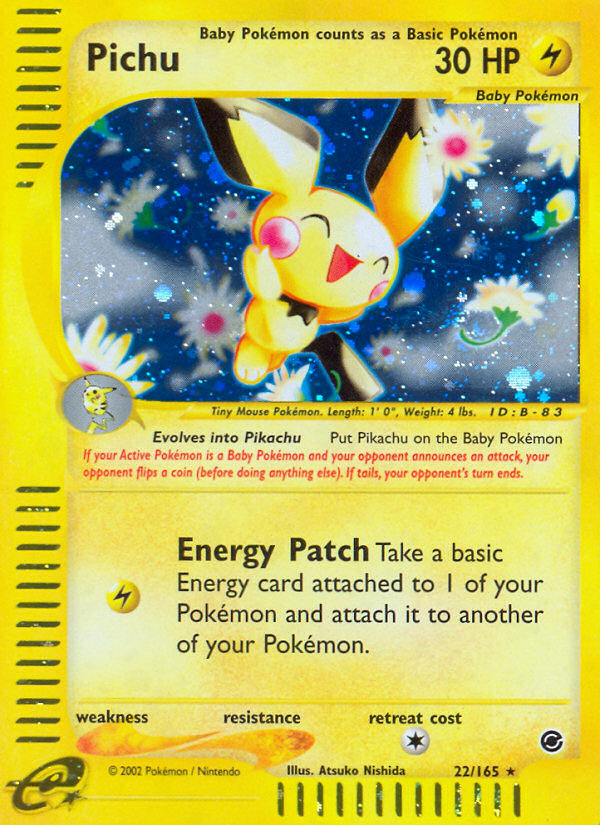 Pichu 022/165 Rare Holo