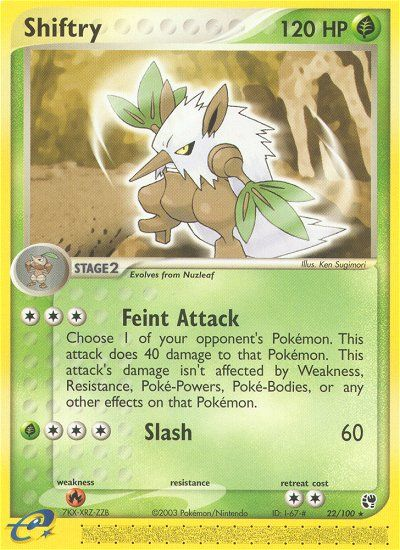 Shiftry 022/100 Rare