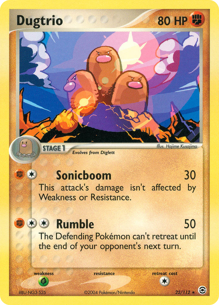 Dugtrio 022/116 Rare