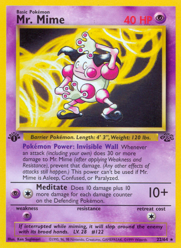 Mr. Mime 022/64 Rare