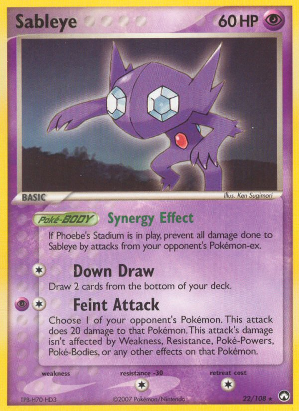 Sableye 022/108 Rare