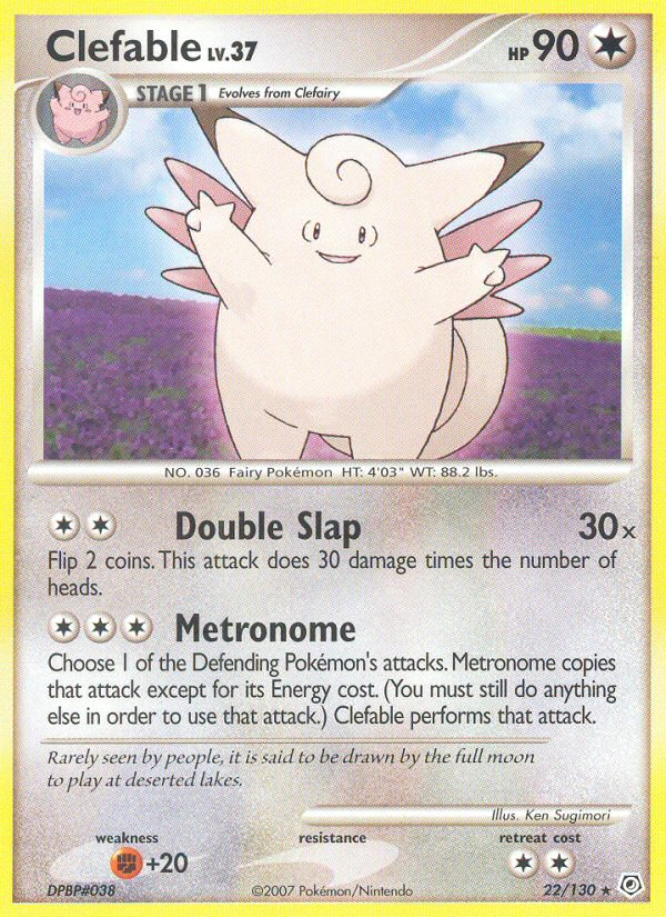 Clefable 022/130 Rare