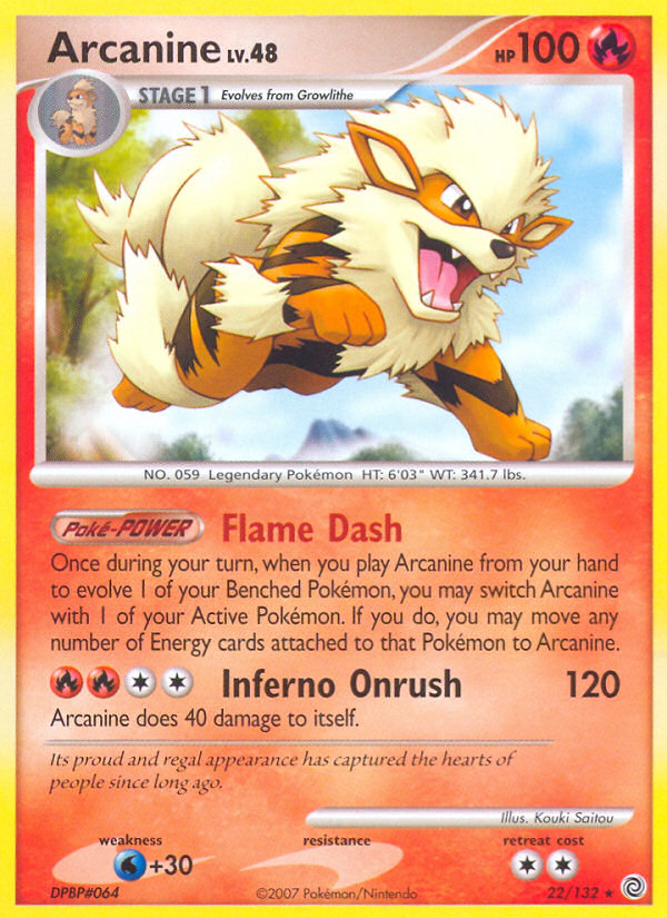 Arcanine 022/132 Rare