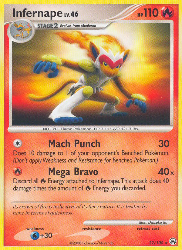 Infernape 022/100 Rare