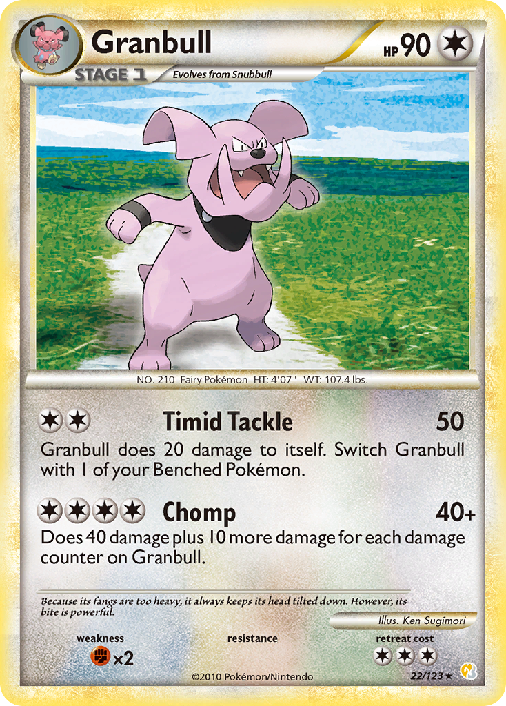 Granbull 022/124 Rare