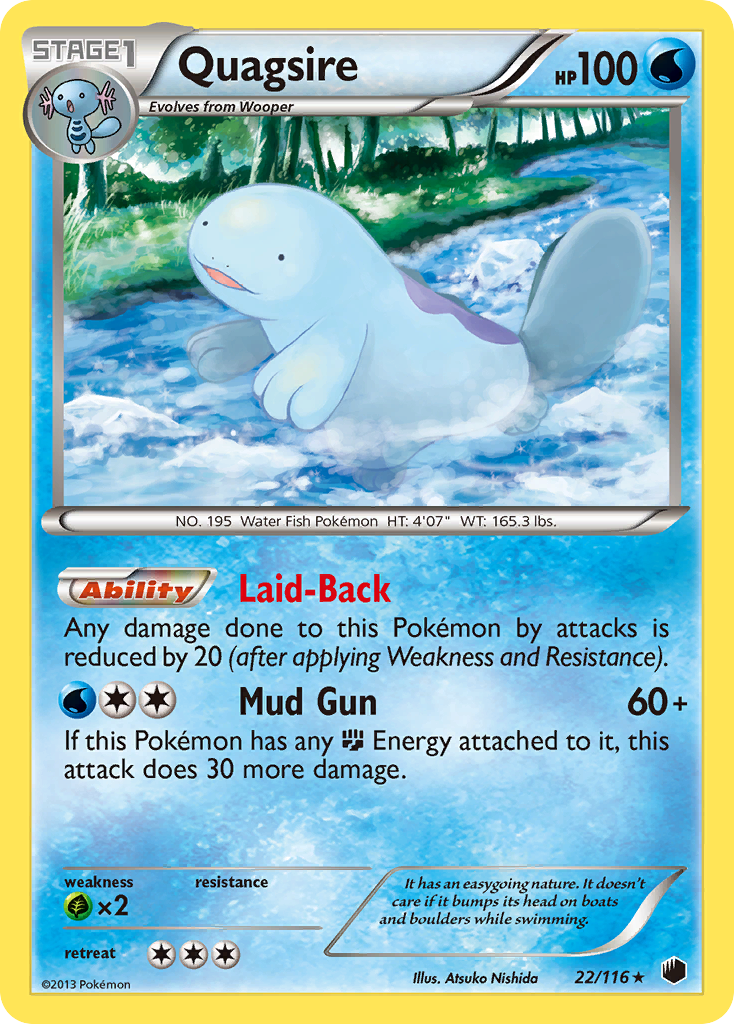 Quagsire 022/122 Rare