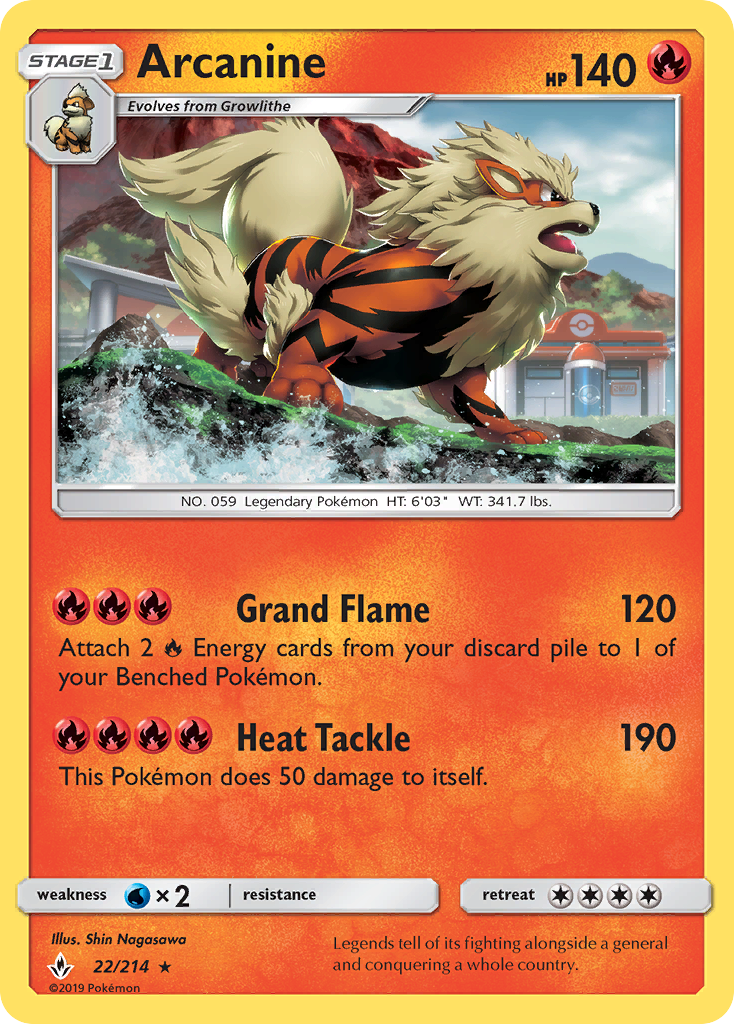 Arcanine 022/234 Rare Holo