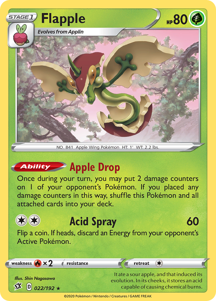 Flapple 022/209 Rare Holo