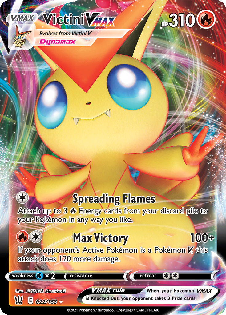 Victini VMAX 022/183 Rare Holo VMAX