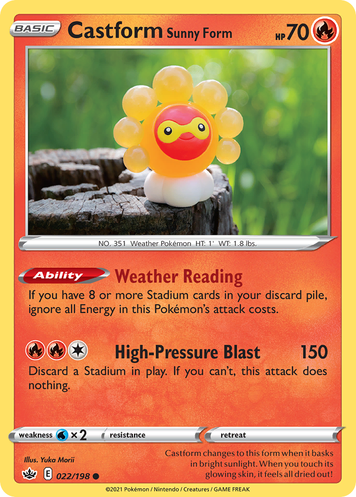 Castform Sunny Form 022/233 Common