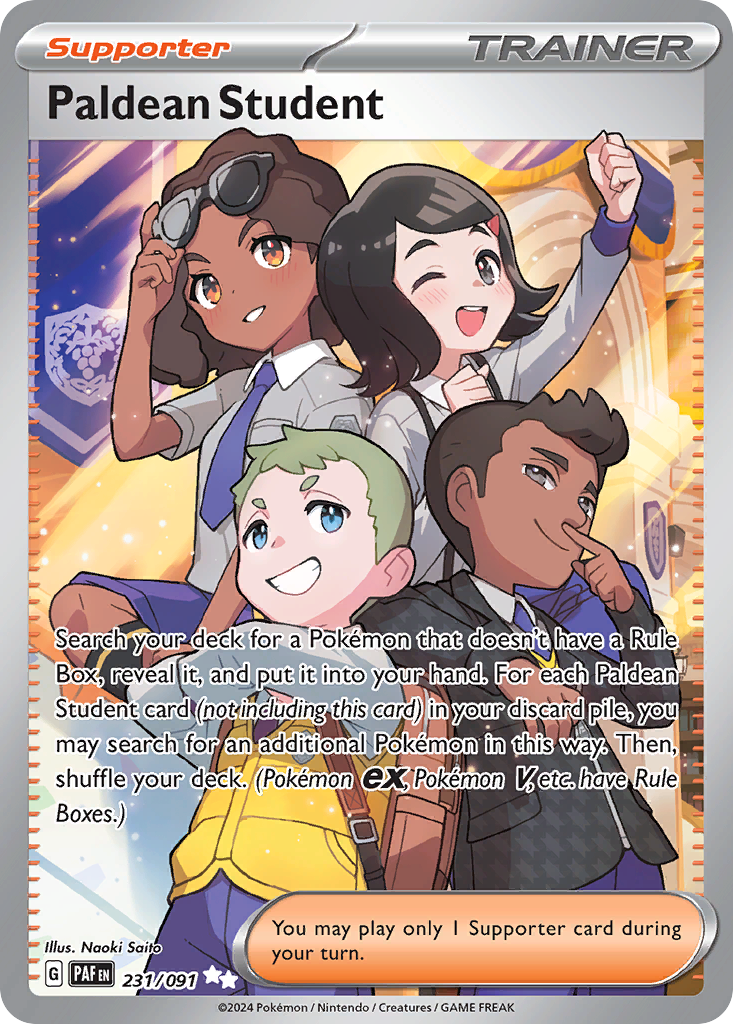 Paldean Student 231/245 Ultra Rare