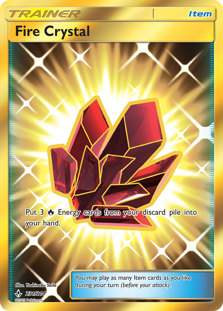 Fire Crystal 231/234 Rare Secret