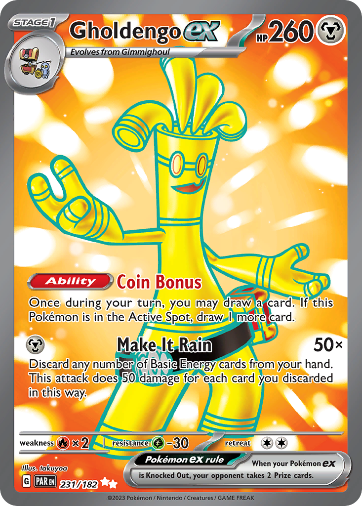 Gholdengo ex 231/266 Ultra Rare