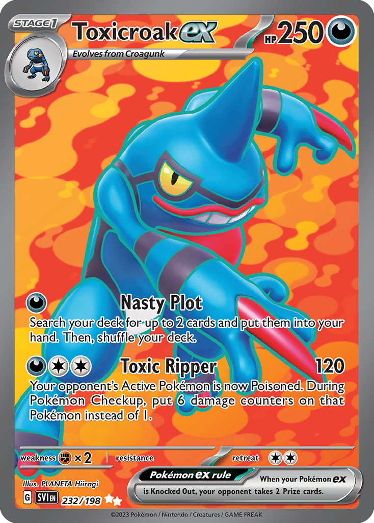 Toxicroak ex 232/258 Ultra Rare