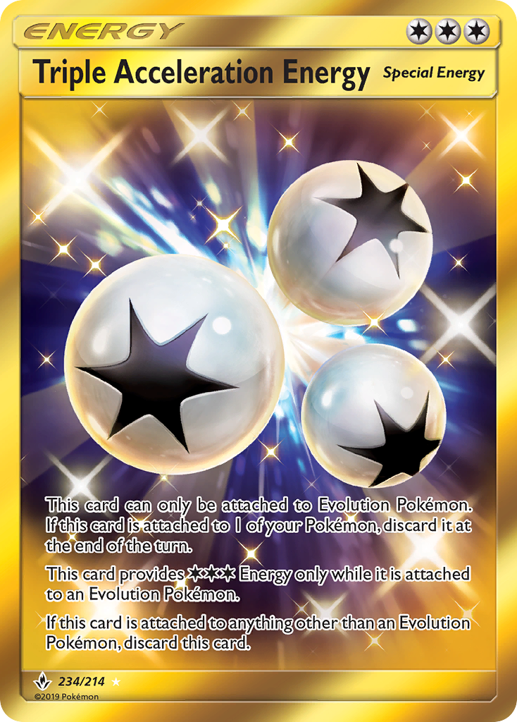 Triple Acceleration Energy 234/234 Rare Secret