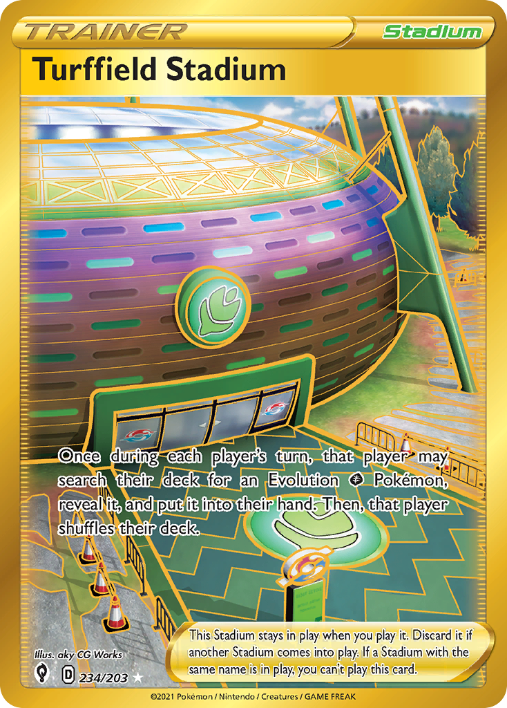 Turffield Stadium 234/237 Rare Secret