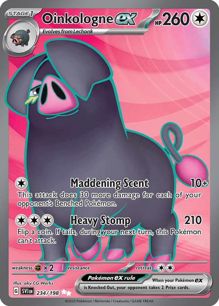 Oinkologne ex 234/258 Ultra Rare