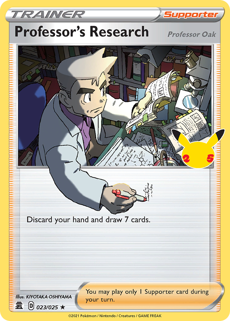 Professor's Research (Professor Oak) 023/25 Rare Holo