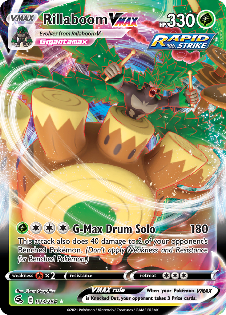 Rillaboom VMAX 023/284 Rare Holo VMAX