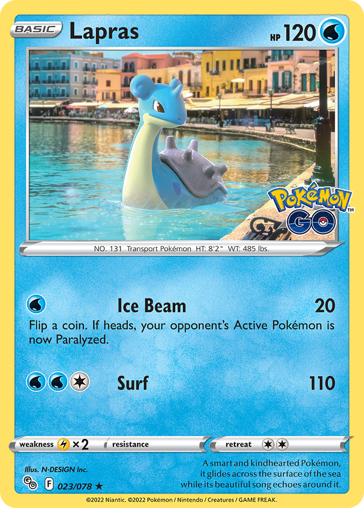 Lapras 023/88 Rare Holo