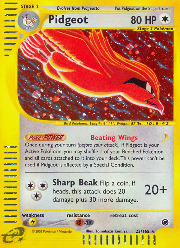Pidgeot 023/165 Rare Holo
