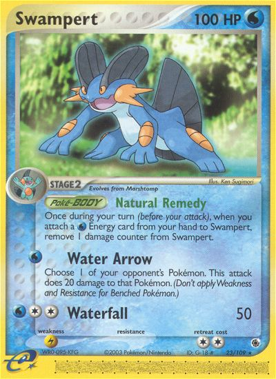 Swampert 023/109 Rare