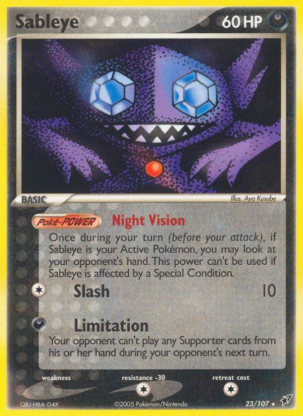 Sableye 023/108 Rare