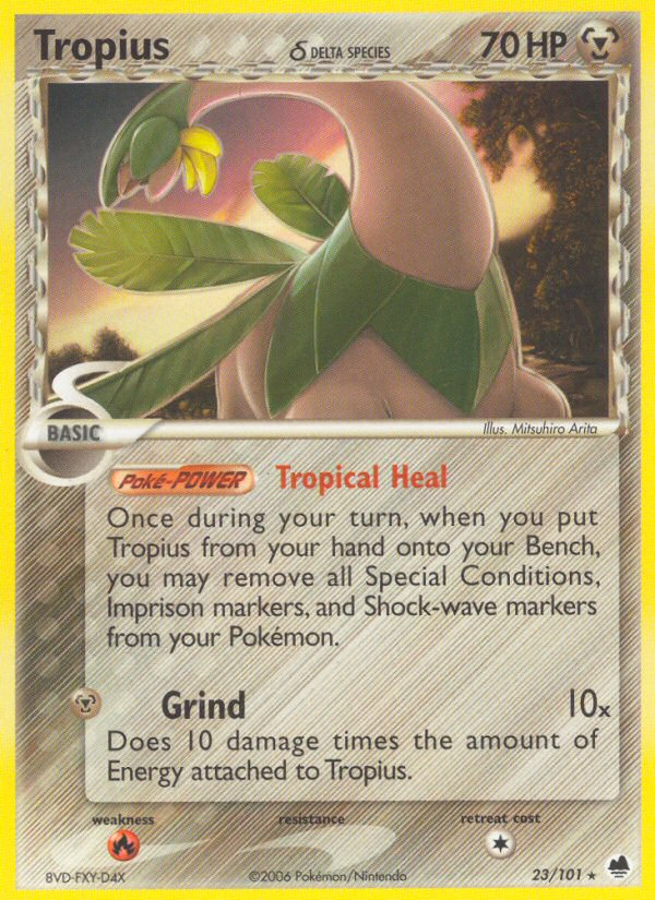 Tropius δ 023/101 Rare