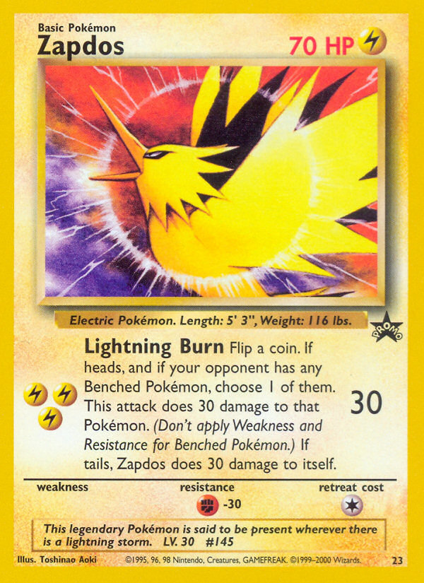 Zapdos 023/53 Promo