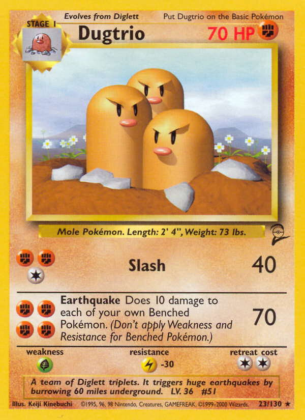 Dugtrio 023/130 Rare
