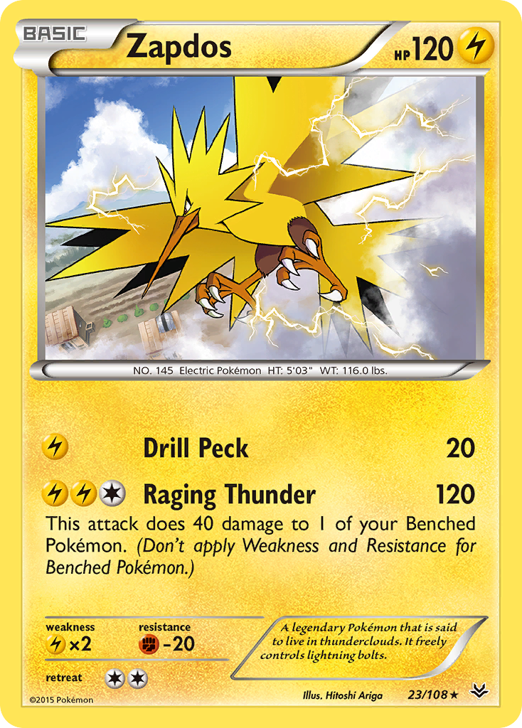 Zapdos 023/112 Rare