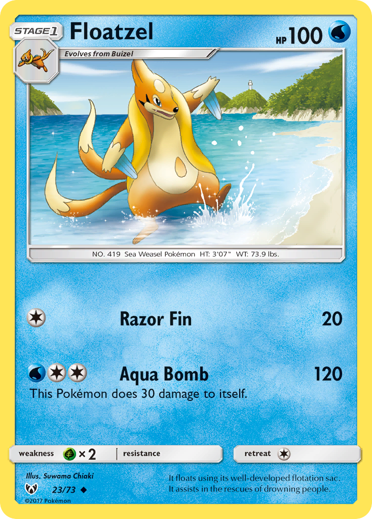 Floatzel 023/81 Uncommon