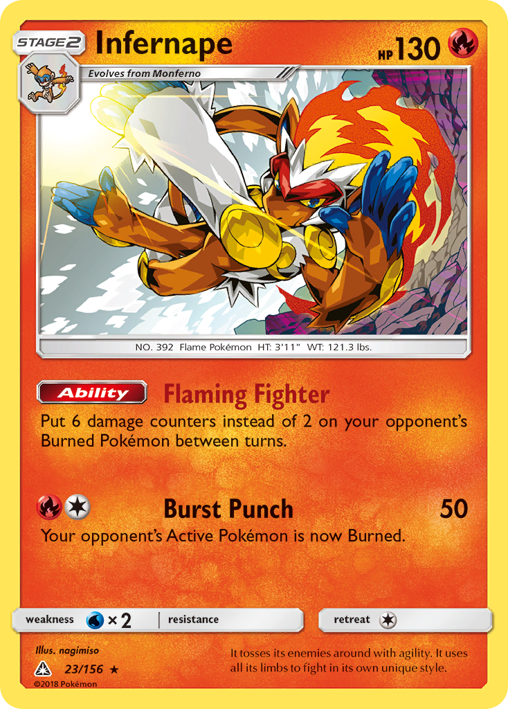 Infernape 023/178 Rare Holo