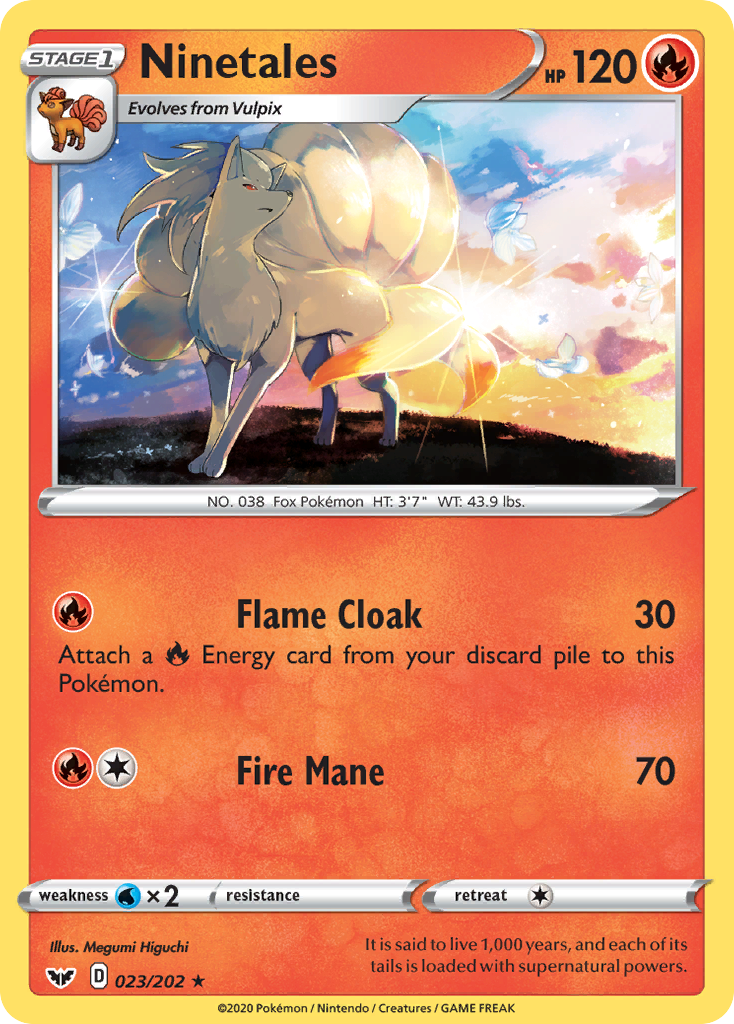 Ninetales 023/216 Rare