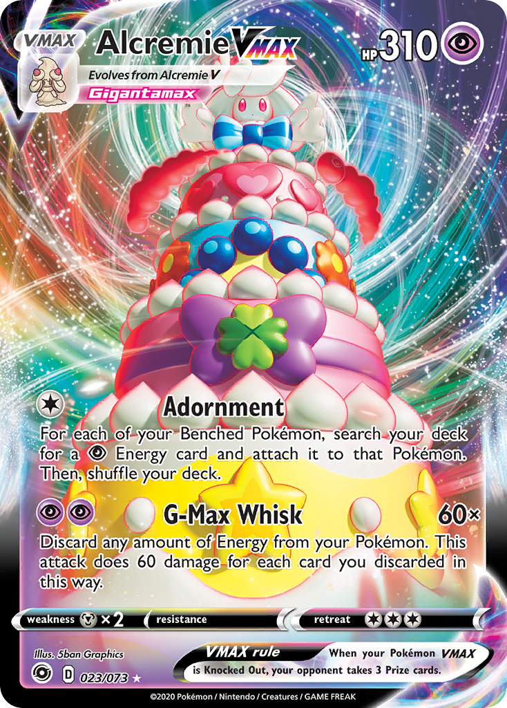 Alcremie VMAX 023/80 Rare Holo VMAX