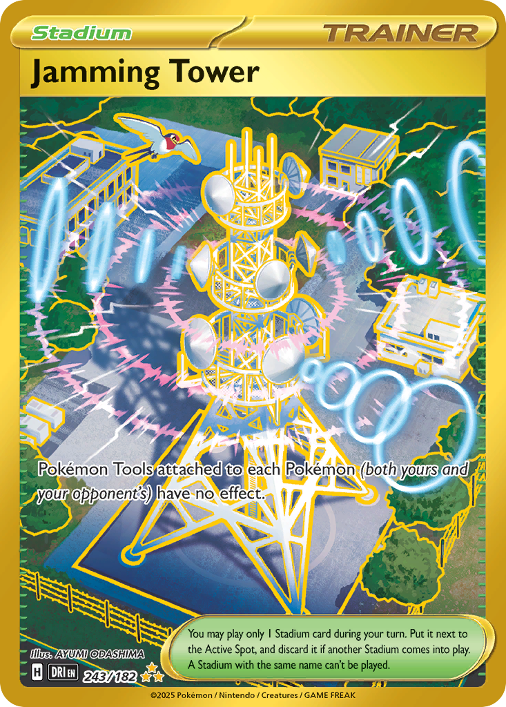 Jamming Tower 243/244 Hyper Rare